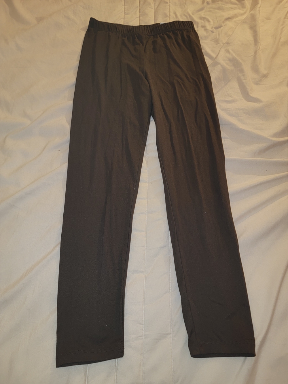 Brow Elastic-Waist Leggings